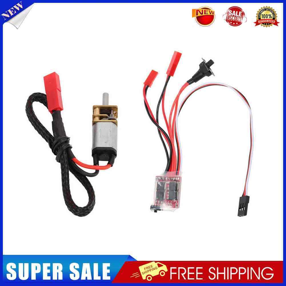 N20 Brushed Motor+30A Brushed ESC for Orlandoo Hunter 1/32 RC Car (200rpm)