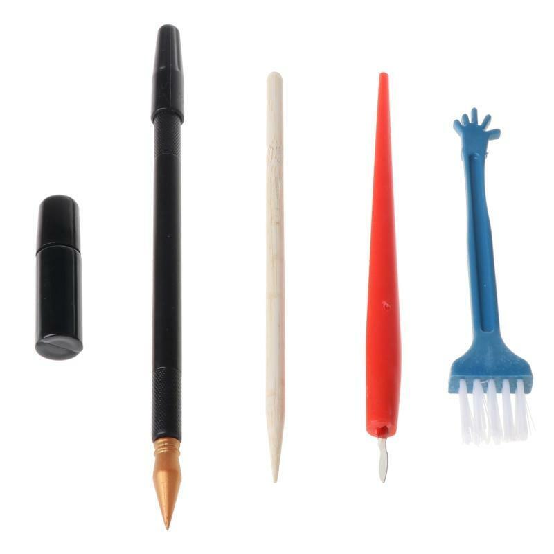 5Pcs Painting Drawing Scratch Arts Set Stick Scraper Pen Tools Creative DIY New