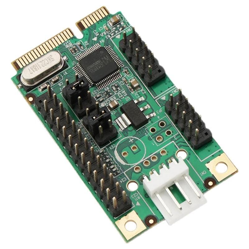 PCI Express PCIE to RS232 Serial Adapter Mini PCI-E to DB9 DB25 1 to 3 Expansion