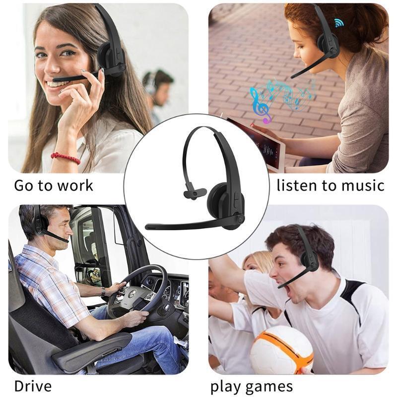 Telephone Headset for Office PC Laptop Phone Call Doesn't Hurt for a Long Time