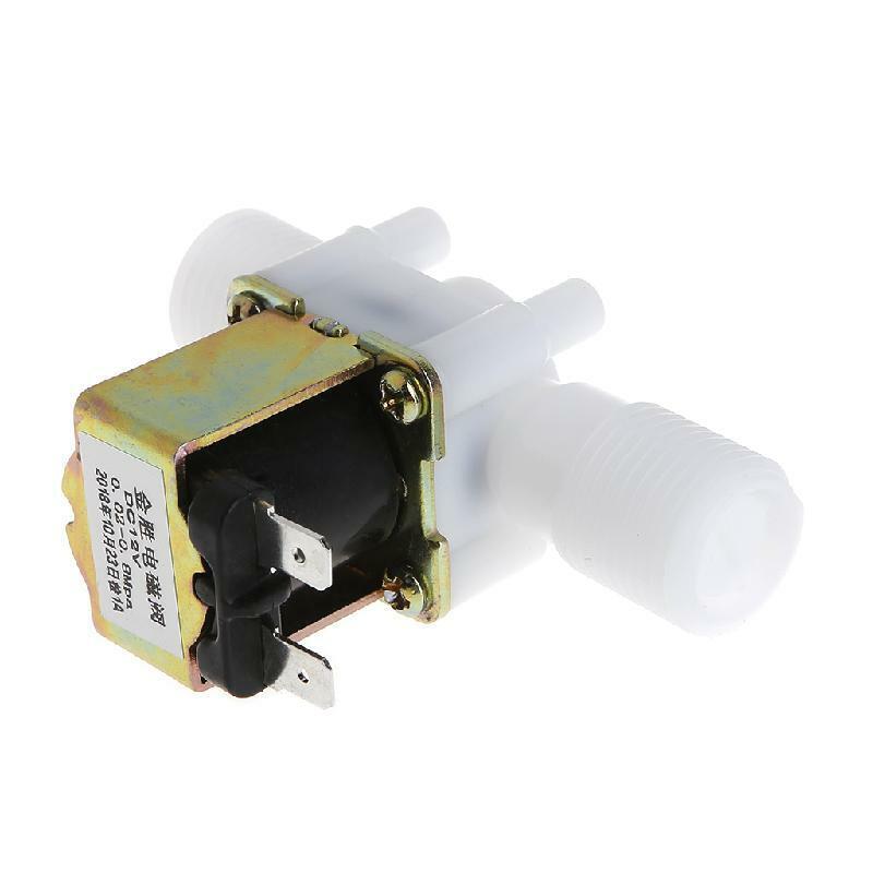 New 12V Electric Solenoid Valve Magnetic DC N/C Water Air Inlet Flow Switch 1/2"