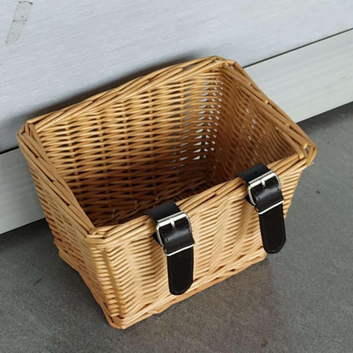 Bikes Basket Bicycle Pet Carrier Front Organizer Travel Storage Riding Cargo