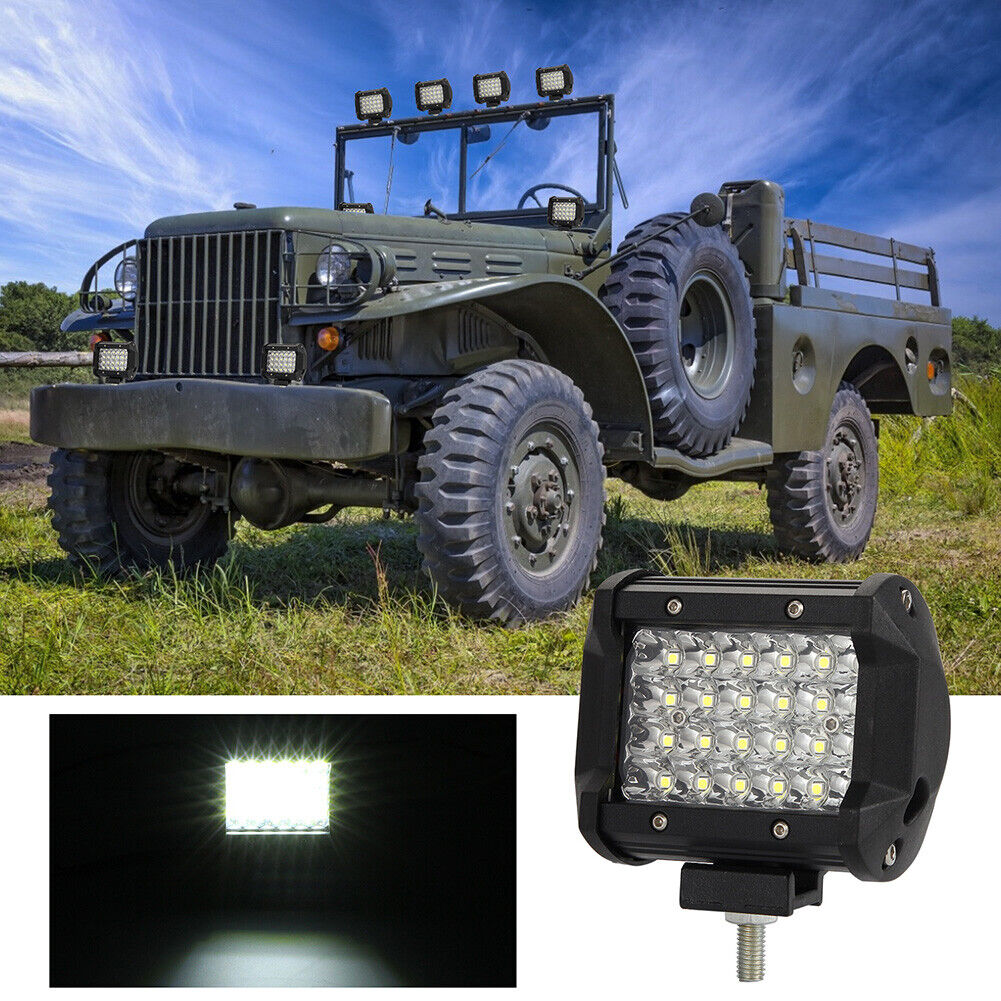 4 inch 240W LED Work Light Pod Off Road Driving Fog Lamp for Car Truck SUV