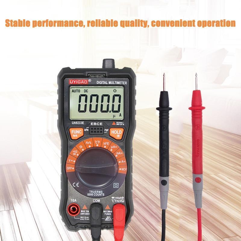 High Accuracy Digital Multimeter Voltmeter Tester 6000 Counts Continuity Tester