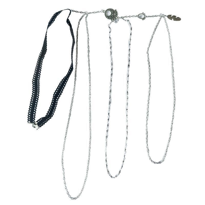 Boho Thigh Chain Jewelry Bikini Body Chain Jewelry Elastic Strap Adjustable Size