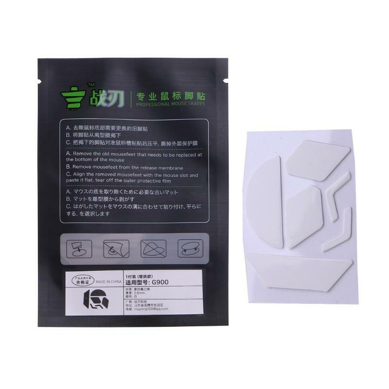 1Set Rounded Curved Edges Mouse Feet Mouse Skates Pads for logitech G900 Mouse