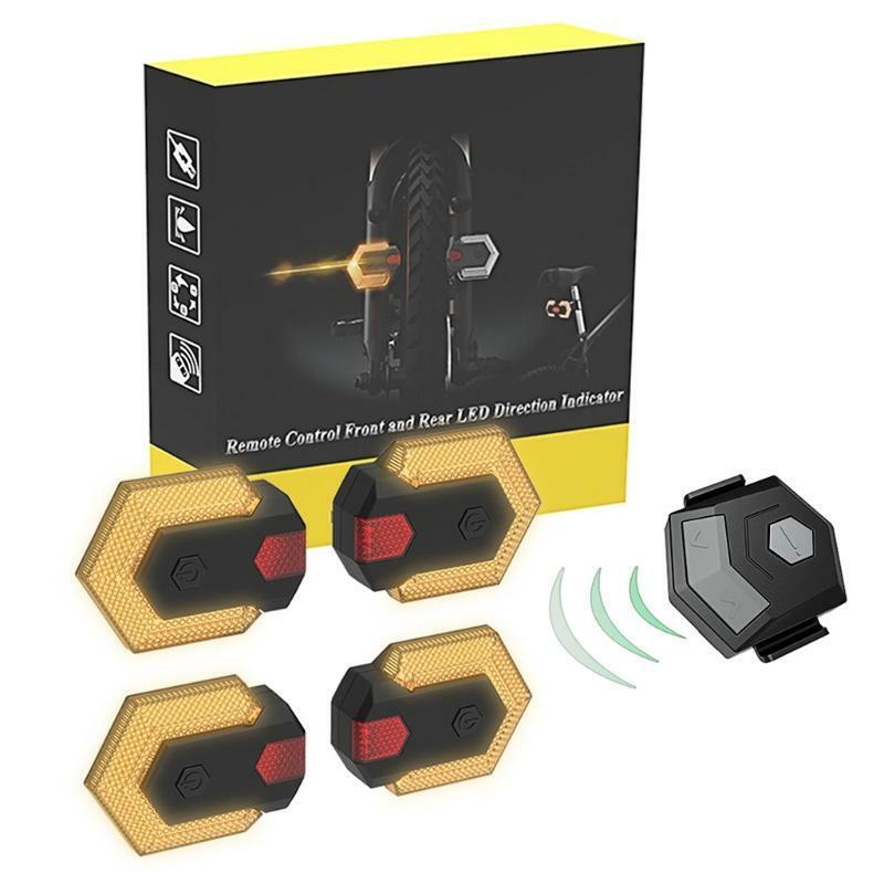Smart Bike Taillight with Turn Signals Safety Warning Cycling Light Rechargeable
