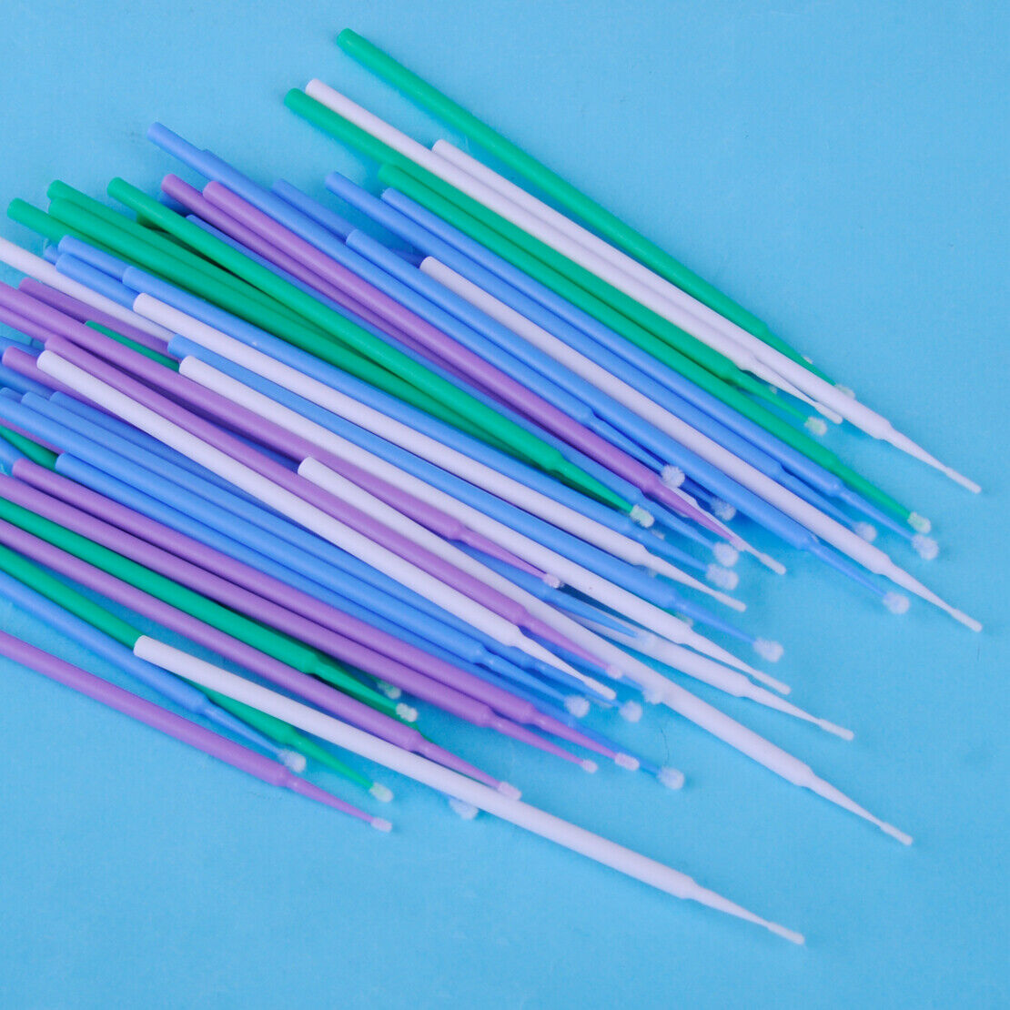 400x100mm Dental Disposable Micro Applicator Brush Bendable 1.2/1.5/2.0/2.5mm Li
