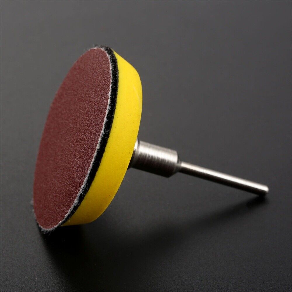 Round 2 Inch Sander Disc & 100pcs 60-600 Grit Polishing Sanding Paper Sandpaper