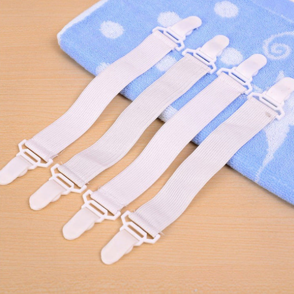 Suspenders Bedding Holder Mattress Clip Grippers Elastic Belt Bed Sheets Buckle