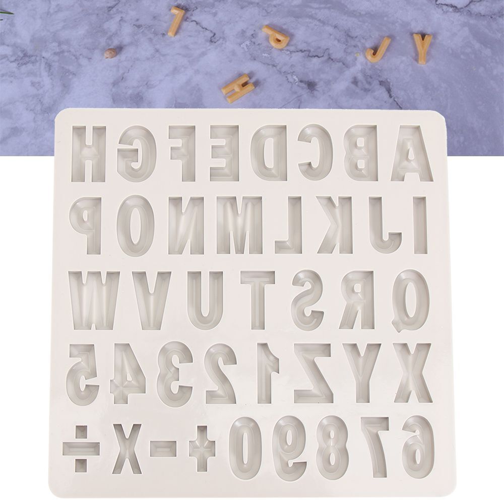 Number Fondant Cake Decorating Tools Silicone Letter Mold Baking Accessories