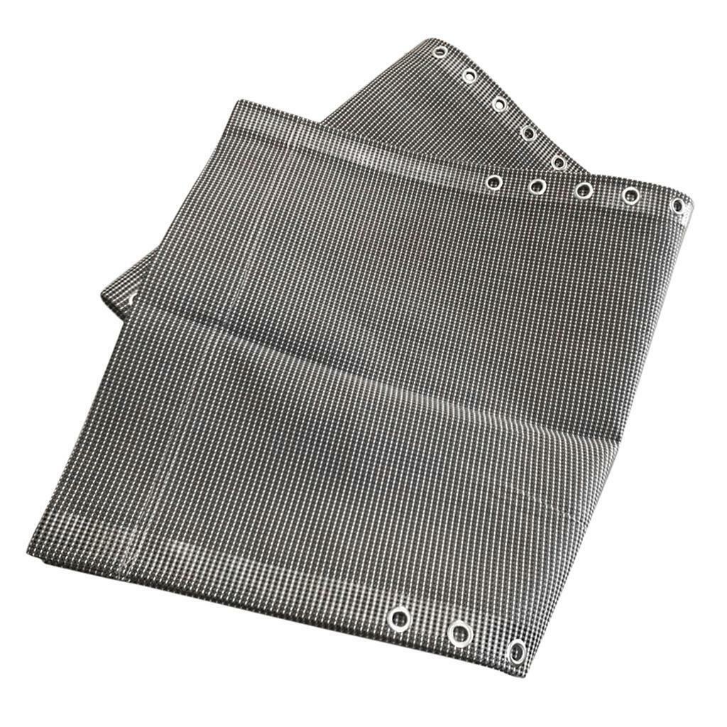 Cloth Headrest Pillow + Rope Kit for Patio Sling  Breathable Black/Gray