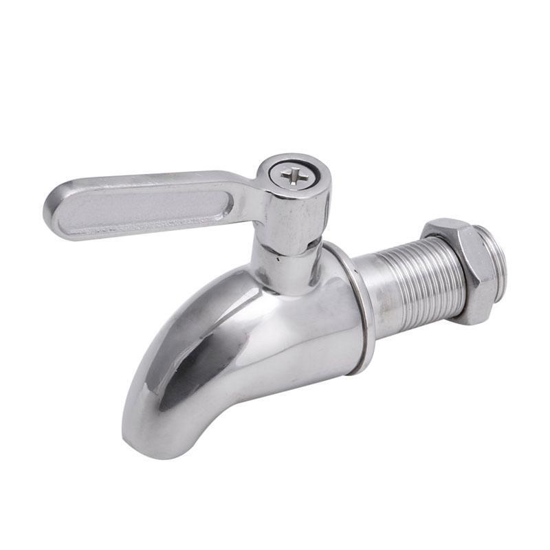 New Stainless Steel Beverage Drink Dispenser Wine Barrel Spigot / Tap M16 Round