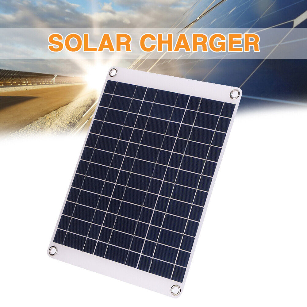 15W Solar Panel Cell 1000mA Mobile Phone 12V Automobile Car Battery Charger