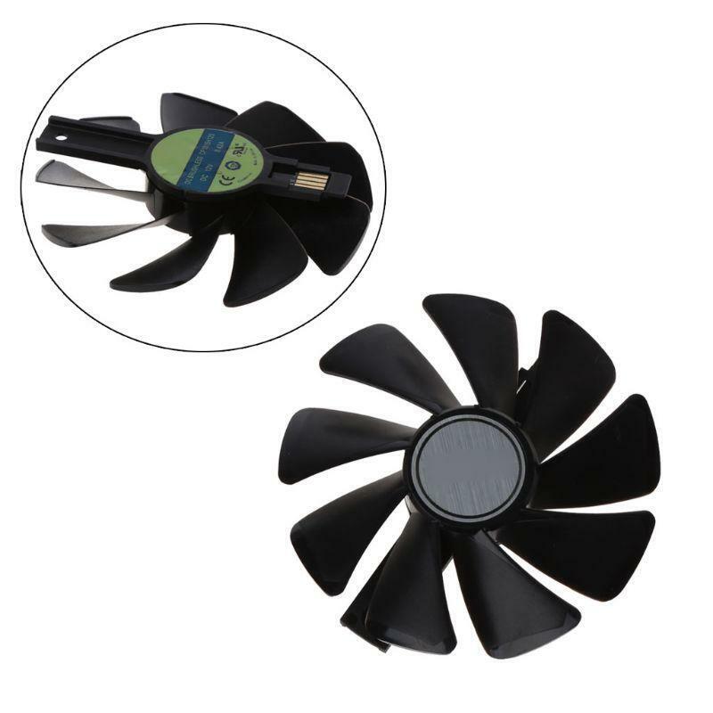 Replacement for Sapphire NITRO RX 580 480 470 4G RX Vega64 8GB Graphics Card Fan