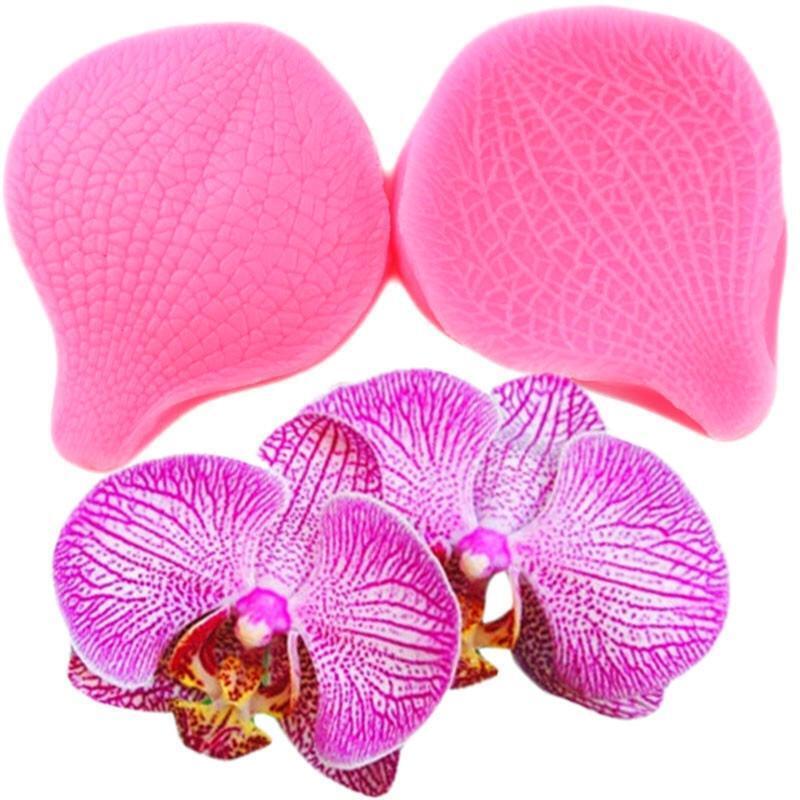 Silicone Molds Chocolate Mold Fondant Cake Moulds DIY Orchid Petals Shaped