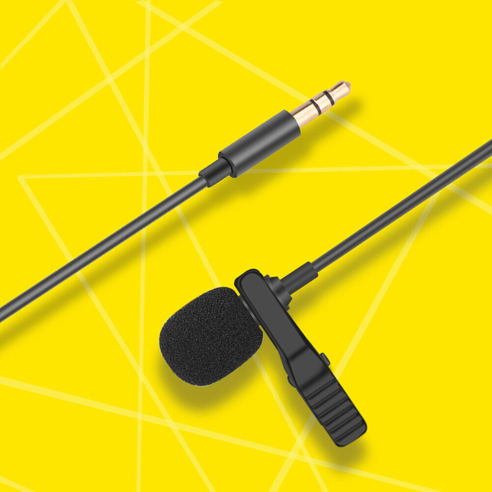 For OSMO ACTION Camera Vlog Video Recording 3.5mm Mini Clip-On Microphone