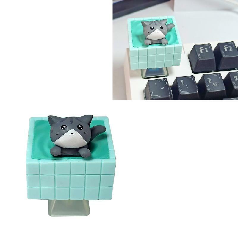 DIY Mechanical Keyboard Key Cap 1Key OEM Profile R4 Height Anime Cat Keycap