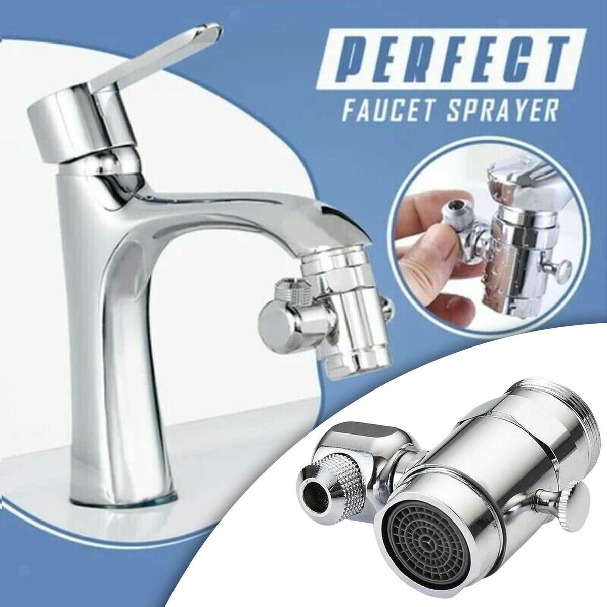 Stainless Steel Splash Filter Faucet Adjustable Nozzle for Wash Basin Tap