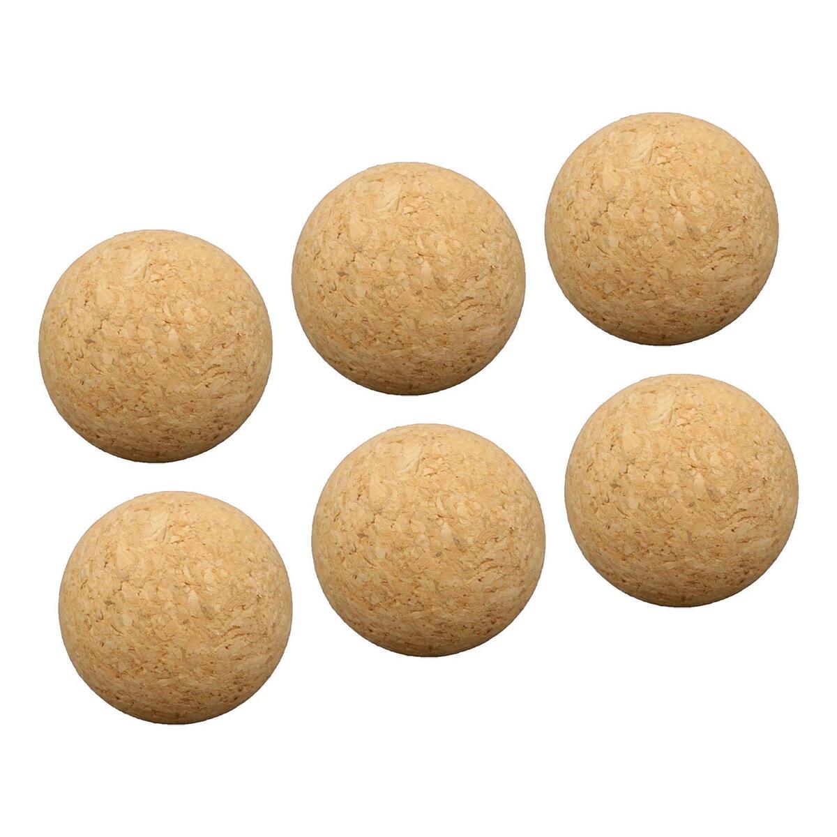 6 Pieces Table Football Cork Desktop Soccer Game Table Soccer Accessories