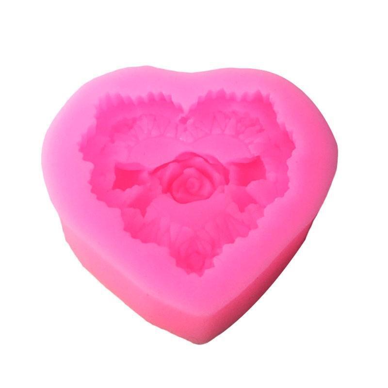 Silicone Chocolate Mould Soap Mold Candle Polymer Clay Mold Crafts DIY Forms