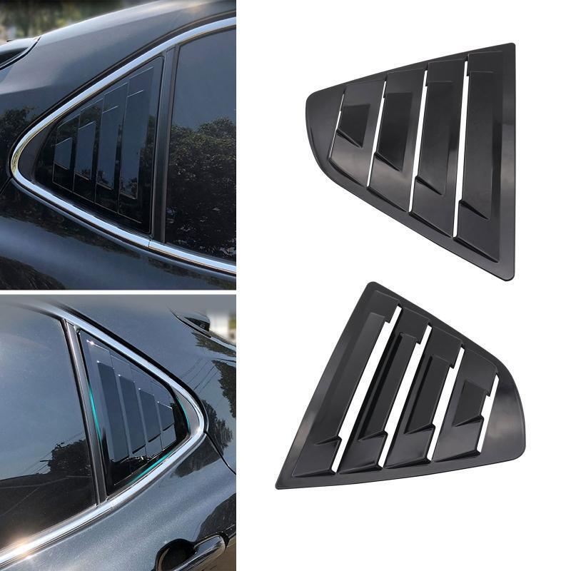 2PCS/Set For Camry 2018-2021 Rear Side Window Louvers Shutters Decoration Trim