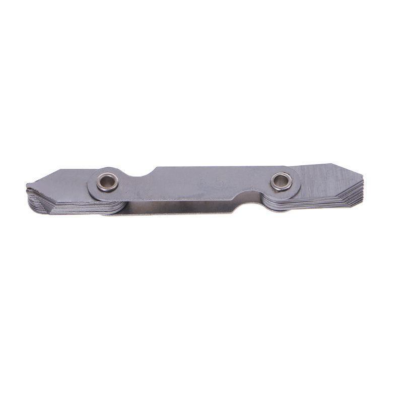 Fillet Gauge Radius Gauge Stainless Steel Radius Gauge Measuring Tool 1-6.5mm