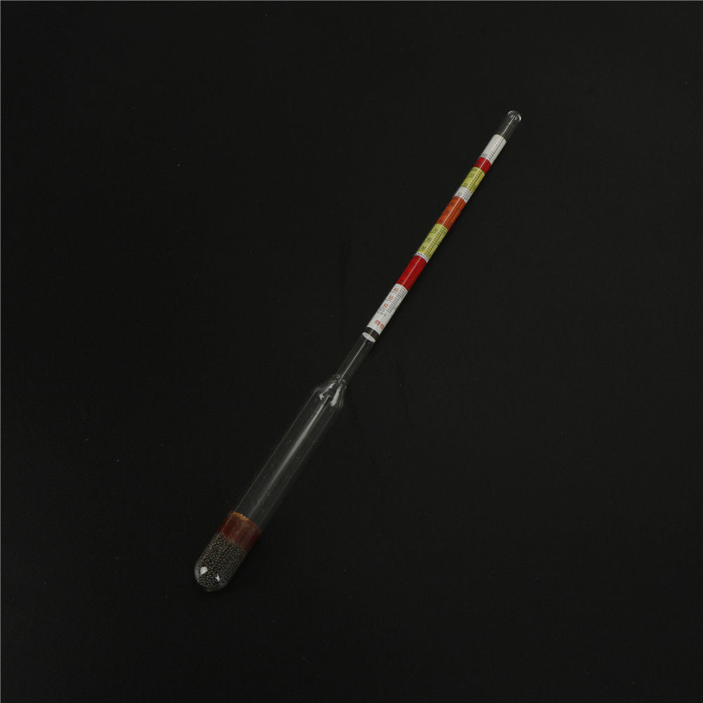 Home brew Hydrometer Wine Beer Cider Alcohol Testing Making ToolTester 3 Scale