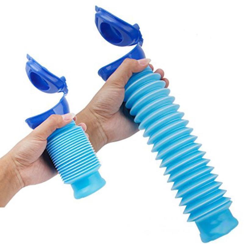 750ML Shrinkable Urinal Mobile Toilet Potty Pee Urine Bottle for Travel Queuing