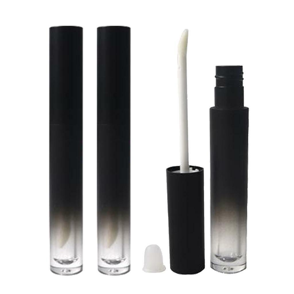 3 4.5ml Black Empty  Gloss DIY Tubes Lip Glaze Bottles