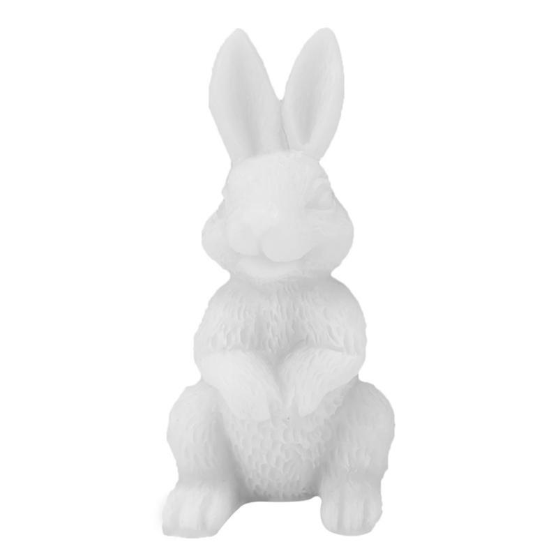 Cute Bunny Shape Silicone Candle Mold Plaster Car Fragrance Clay Mold Epoxy Mold