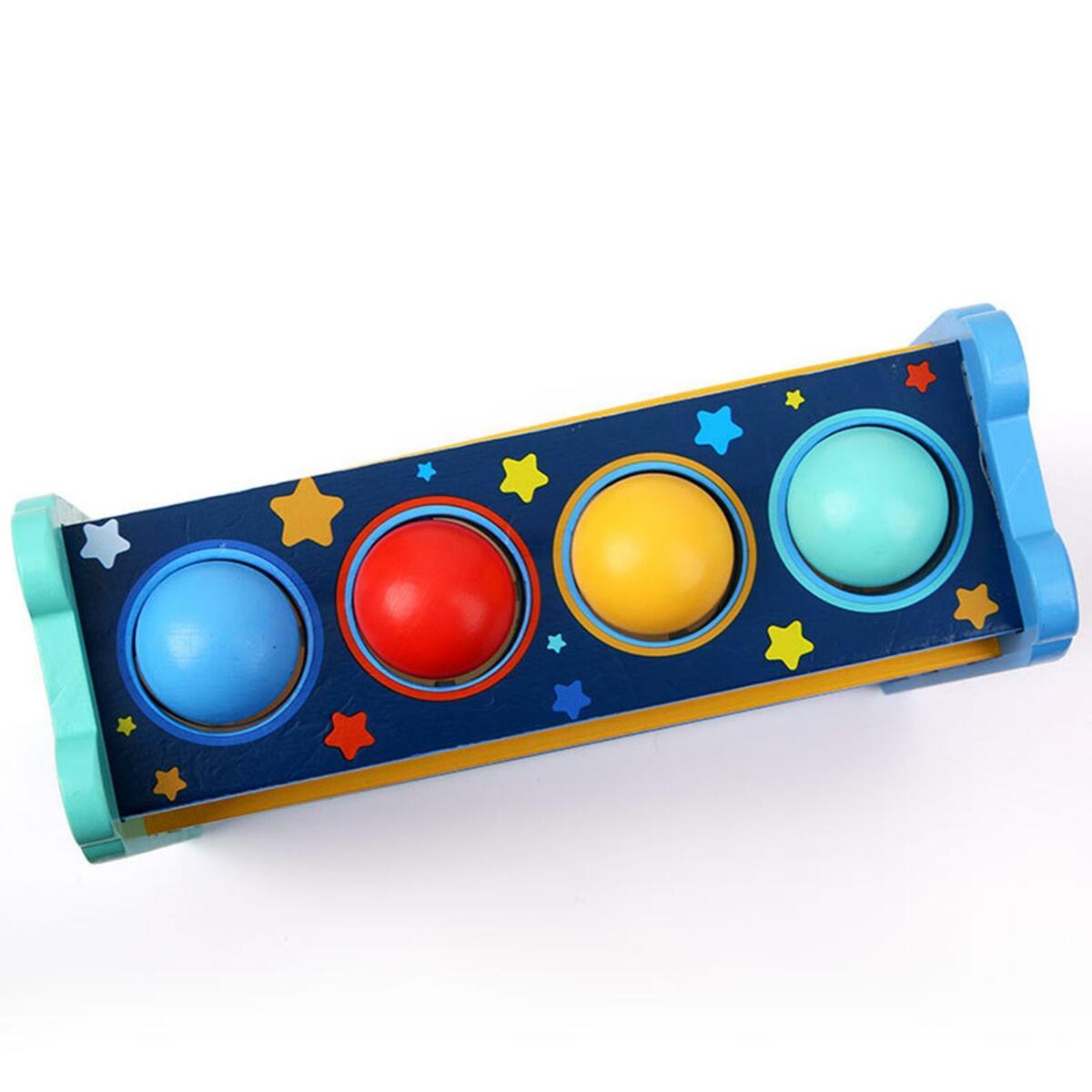 Wooden Ball Racer Ramp Track Set for Preschool  Exercise Birthday Gifts