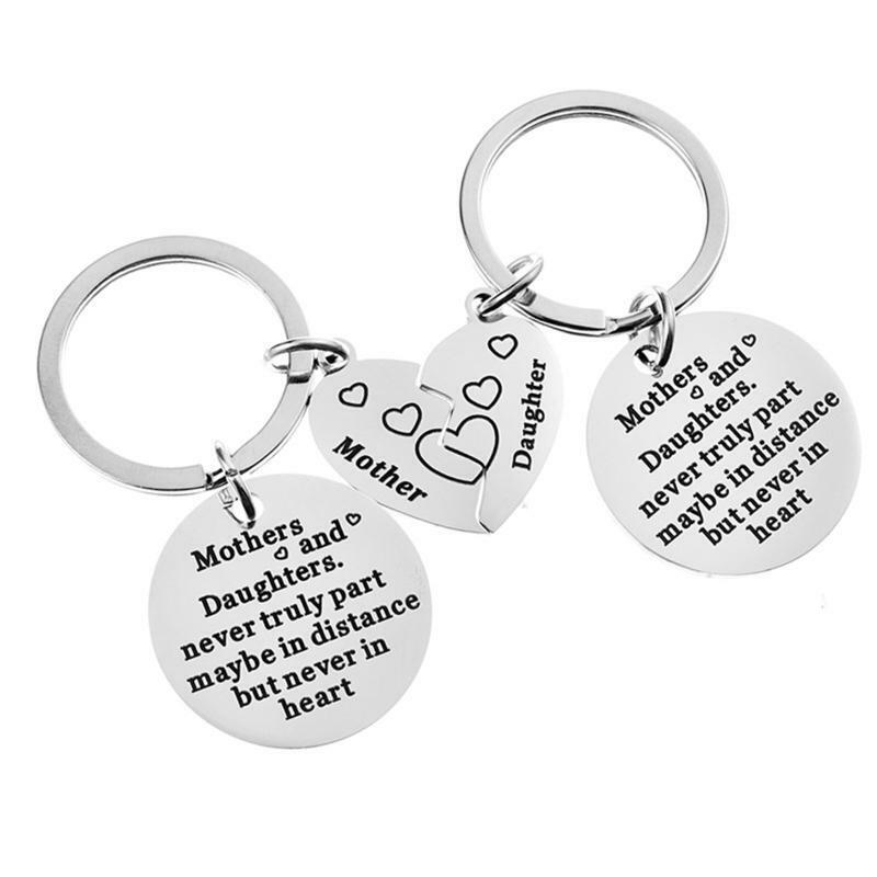 Tree of Life Stainless Steel Keychain for Mothers Daughters Mother's Day Gift