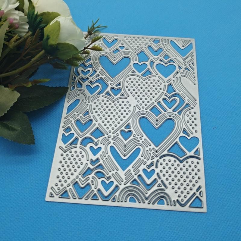 Love Heart Die-Cut Metal Die Cutting Mold Embossing Stencil for DIY Scrapbooking