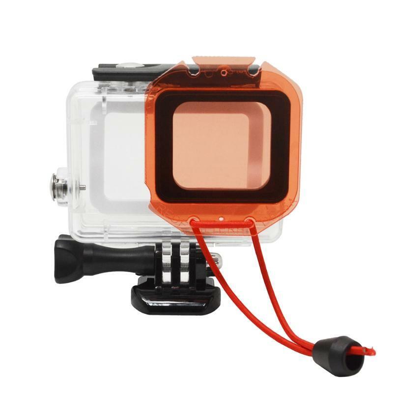 Filter Lens Dust Cover Lens Protector with Lanyard for Hero 6 5 Domestic Version