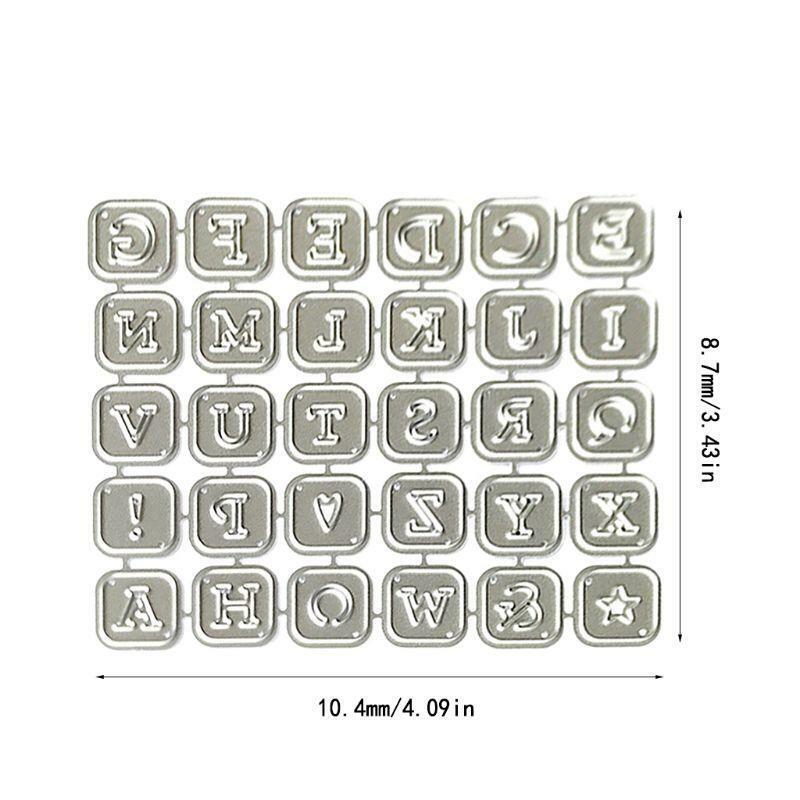 Alphabet Letters Metal Cutting Dies Stencil Scrapbooking DIY Album   Paper cards