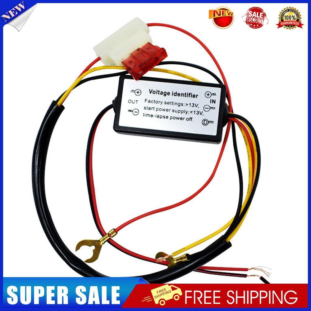 Car LED DRL Relay Harness Automatic On/Off Control Module Dimmer 12-18V DC