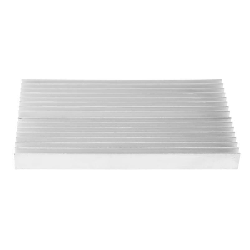 1 PC 100*60*10mm Aluminum Heat Sink DIY Cooler For IC Chip LED Power Transistor