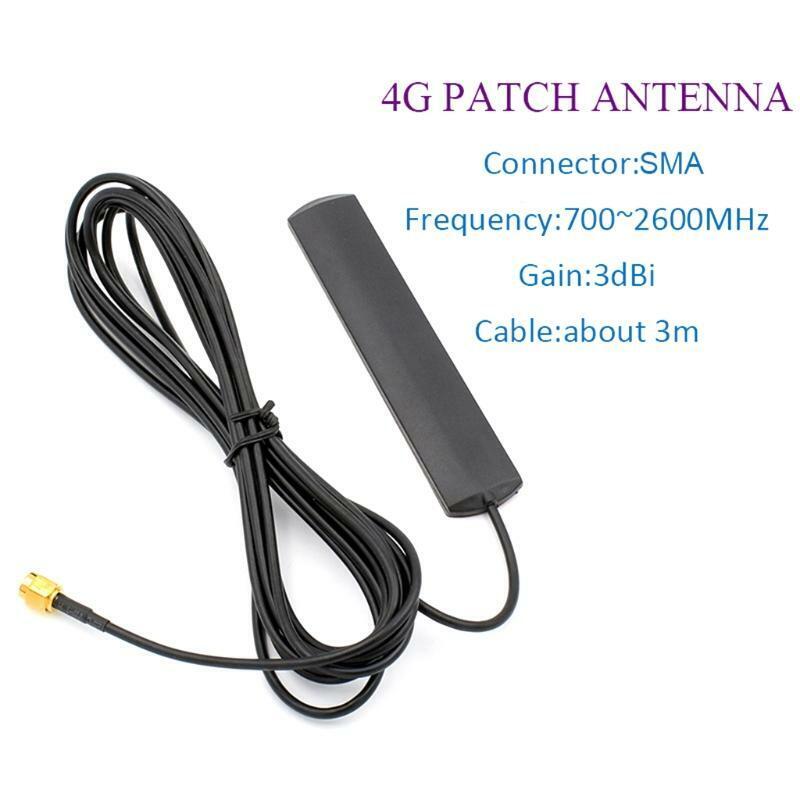WIFI Antenna 4G GSM Patch 700-2600MHz SMA Male Connector Extension Cable for Car