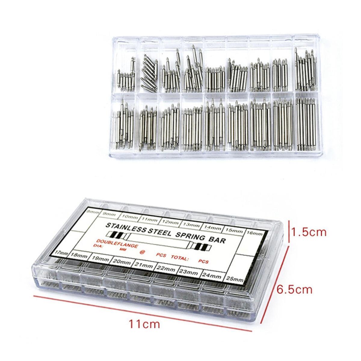 360x Watch Strap   8-25mm Watchmaker Replacement Repair 18 Sizes