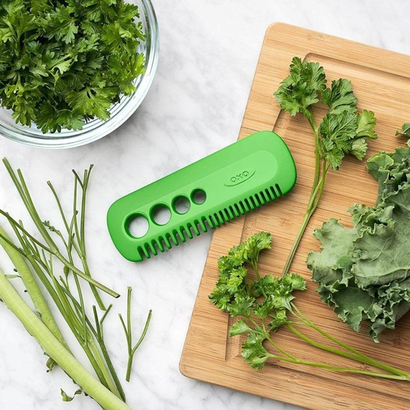 Vegetable Herb Eliminator Leaf Peeler Kale Stripping Comb Multifunctional Slicer