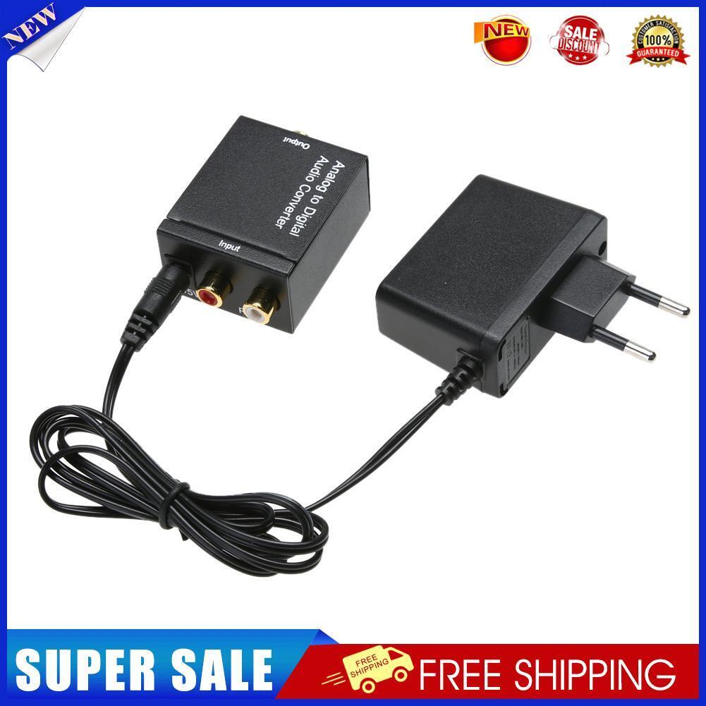 Analog L/R to Digital SPDIF Coaxial Coax RCA & Optical Toslink Audio Conver