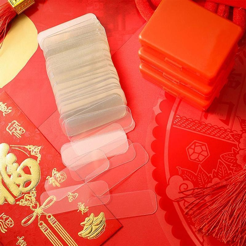 60 Pcs Double Sided Adhesive Pad Traceless Transparent Tape for Decorations