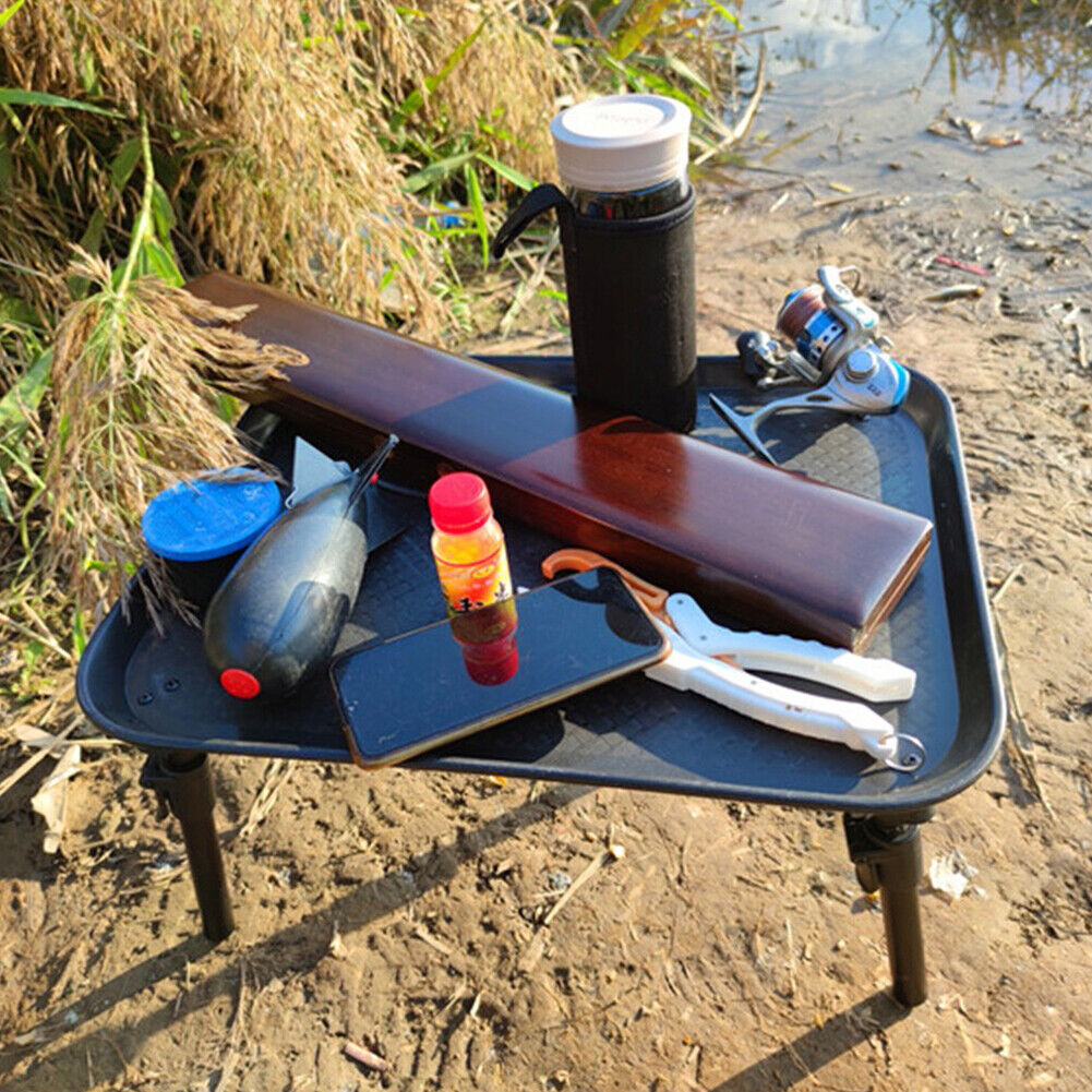 Outdoor Camping Table Fishing Camp Extendable Legs Carp Bait Folding Table