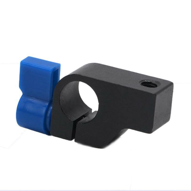 15mm Rod Clamp Holder "1/4" Thread DSLR Camera Rig Rail Support System Arm