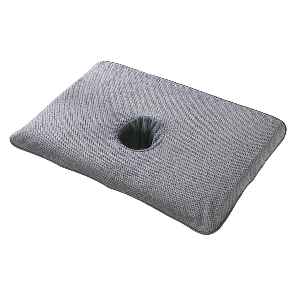 2Pcs Massage Table Cover with Face Breath 50x80cm Reusable for Beauty Salon