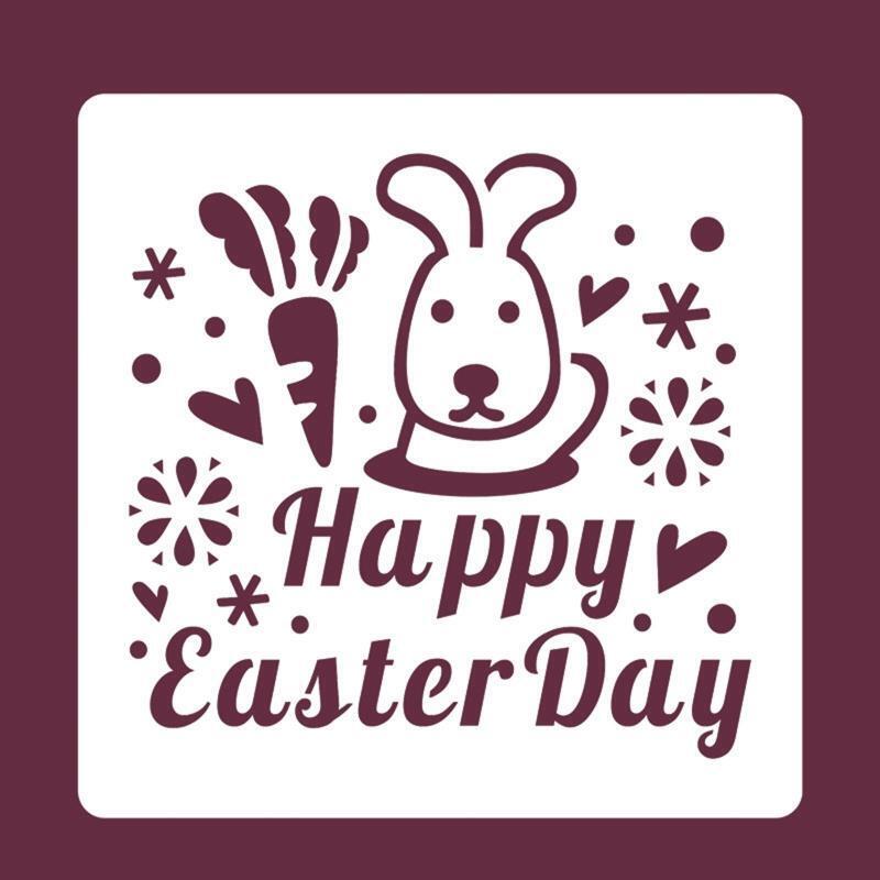 15Pieces Easter Painting Template Drawing Stencil for DIY Craft Furniture Decors
