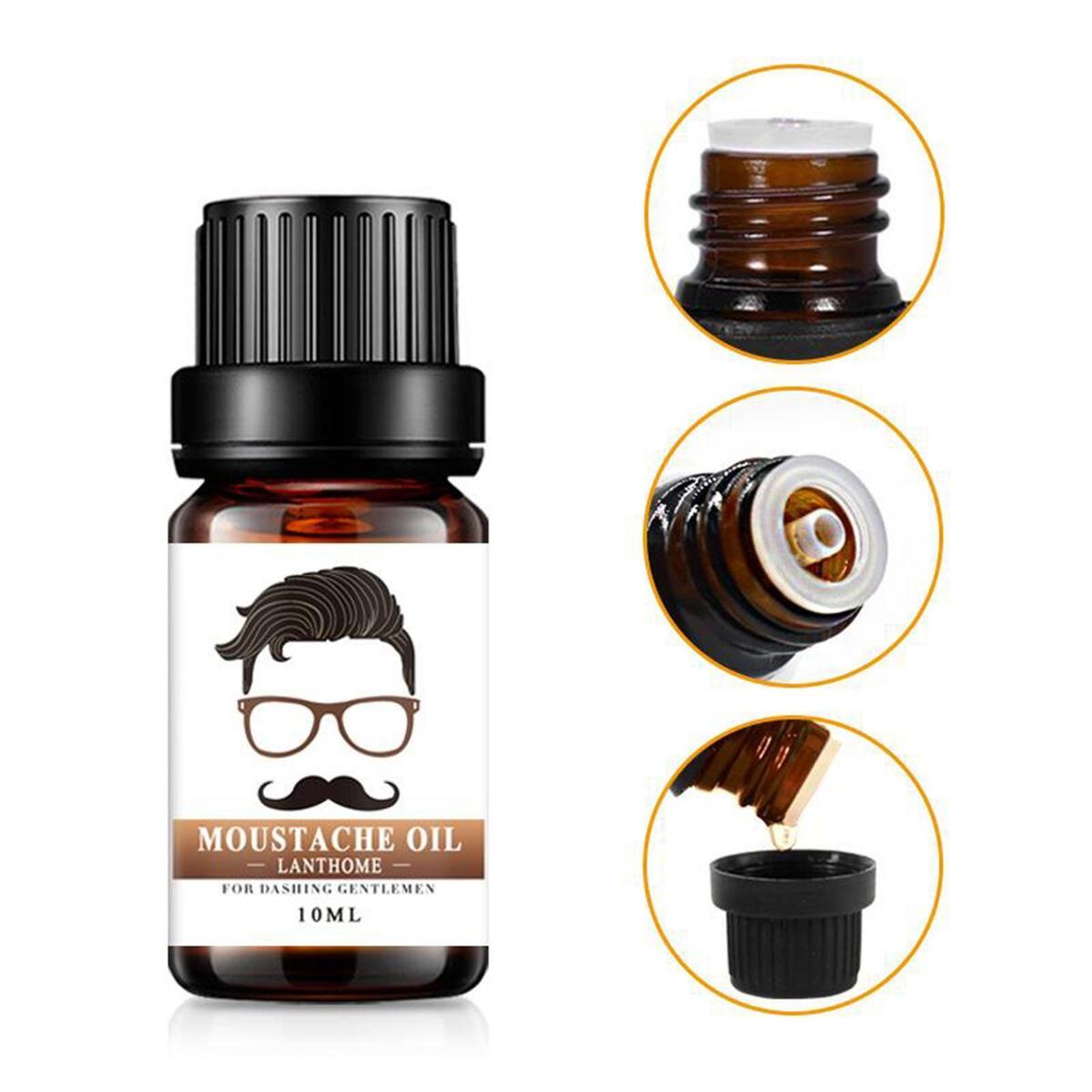 1 Bottle 10ml Tame Spray Beard Oil Beard Conditioner Freshly Scent for Man