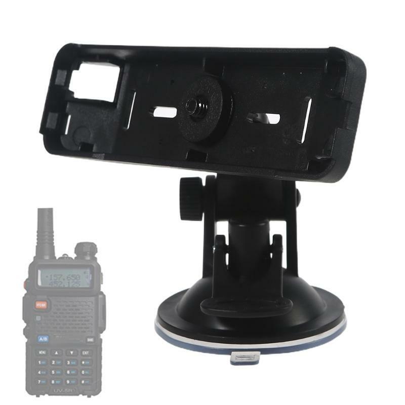 Car Mobile Radio Panel Bracket with Adjustable Suction Base for FT7800 Anti-skid