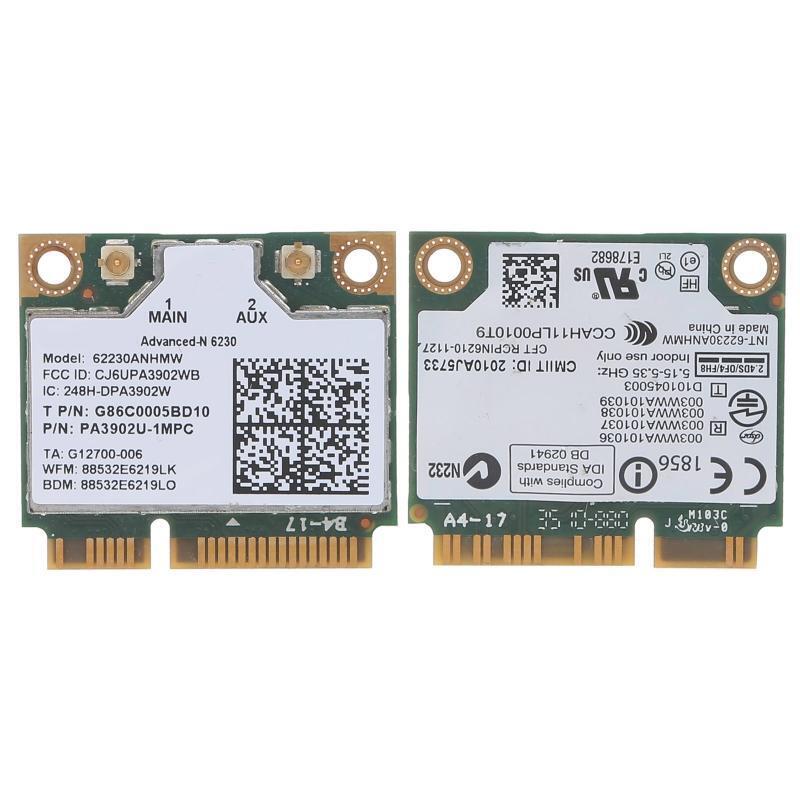 For Advanced-N 6230ANHMW 300M Half Mini PCIE Bluetooth-compatible Wireless Card
